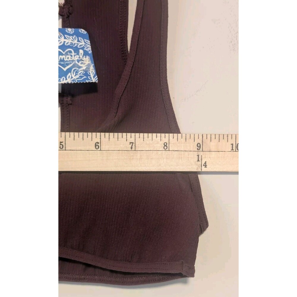 Free People Chalice Bra Women's Size XS/Small Intimately Seamless Merlot NWT - Picture 6 of 10